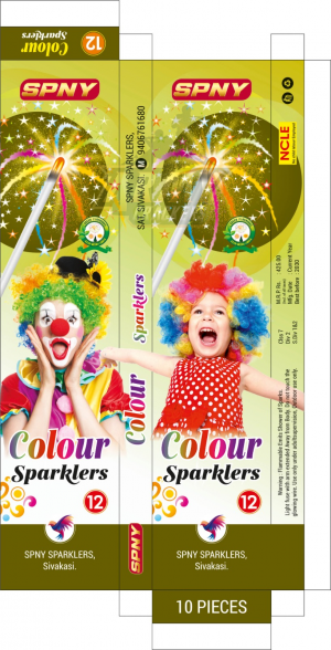 12 CM Colour Sparkler