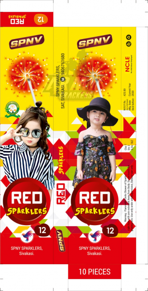 12 CM Red Sparkler